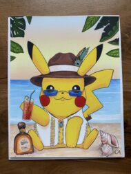 Pikachu in Tulum - Limited Edition Fine Art Print - Image 3