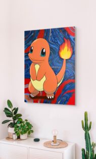 Charmander - Original Acrylic Painting (18 x 24 in) - Image 2