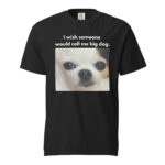 I Wish Someone Would Call Me Big Dog Meme T-Shirt